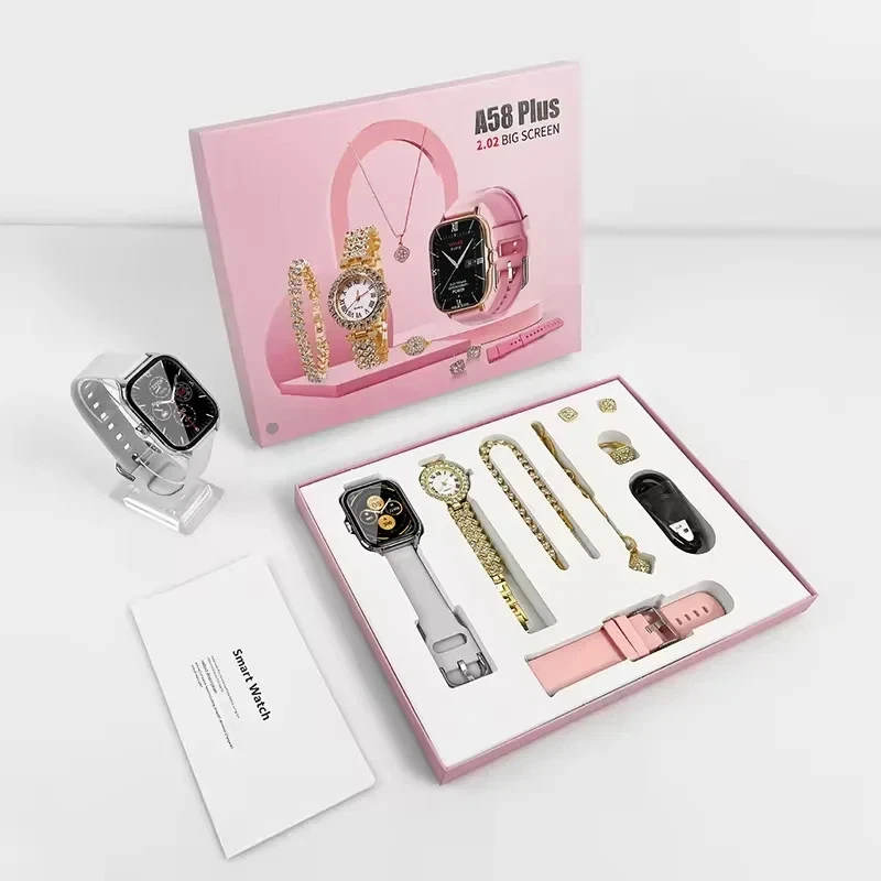 A58 Plus Smart Watch Gift Set